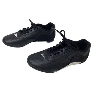 Discipline Boys Size 3.5 Martial Arts Kung Fu Shoes Black Low Lace Up